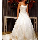A-Line/Princess Sweetheart Chapel Train Taffeta wedding dress (WD005) for brides new Style