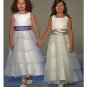 A-Line Round-neck Tea-length Organza Flower girls Dress new Style(FGD0029)