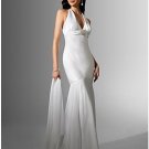 A-Line/Princess Halter Top Sweeping Train Chiffon wedding dress (WS0048) for brides new Style