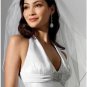 A-Line/Princess Halter Top Sweeping Train Chiffon wedding dress (WS0048) for brides new Style