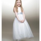 A-Line Round-neck Tea-length Organza Flower girls Dress new Style(FGD0025)