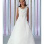 A-Line Round-neck Floor- Length Satin Flower girls Dress new Style(FGD0023)