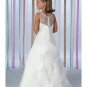 A-Line Round-neck Floor- Length Satin Flower girls Dress new Style(FGD0023)