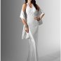 A-Line/Princess Halter Top Chapel Train Satin wedding dress (WS0053) for brides new Style