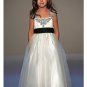 A-Line Square Tea-length Organza Flower girls Dress new Style(FGD0039)
