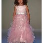A-Line Round-neck Tea-length Organza Flower girls Dress new Style(FGD0038)