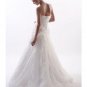 Princess/A-Line Strapless Chapel train Satin wedding dress for brides new style(WD09)