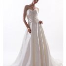 Princess/A-Line Sweetheart Chapel train Satin wedding dress for brides new style(WD08)