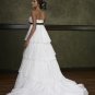 Empire Strapless Chapel Train Chiffon wedding dress(WEDS0004)  for brides new style