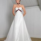 A-Line/Princess Strapless Chapel Train Satin wedding dress (SEW0009) for brides new style