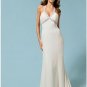 A-Line/Princess Halter Top Chapel Train Satin wedding dress (SEW0007) for brides new style