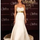 A-Line/Princess Strapless Chapel Train Satin wedding dress (SEW0026) for brides new style