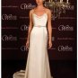 A-Line/Princess spaghetti straps Chapel Train Satin wedding dress (SEW0024)  for brides new style