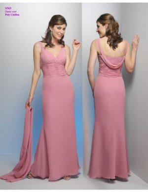 A-Line V-neck Floor- Length Chiffon Mother of bride Dress new Style(MWYN022)