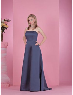 A-Line Strapless Brush Train Satin Mother of the Bride Dresses new Style(MWYN048)