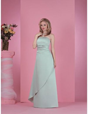 A-Line Strapless Floor- Length Satin Mother of the Bride Dresses new Style(MWYN057)