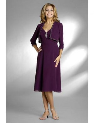 A-Line V-neck Floor- Length Chiffon Mother of the Bride Dresses new Style(MWYN024)