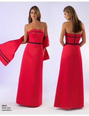 A-Line Strapless Floor- Length Satin Mother of the Bride Dresses new Style(MWYN018)