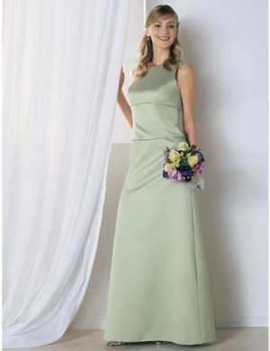 A-Line Jewel Tea-length Satin Mother of the Bride Dresses new style(MWYN112)