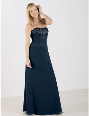 A-Line Strapless Floor Length Satin Mother of the Bride Dresses new style(MWYN110)