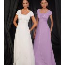 A-Line Square Floor- Length Chiffon Mother of bride Dress new Style(MWYN120)