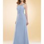 A-Line Halter Top Floor Length Chiffon Mother of the Bride Dresses(MBD0099)