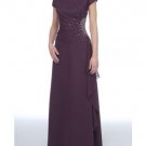 A-Line Scoop Floor- Length Satin Mother of the Bride Dresses new Style(MWYN010)