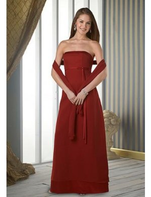 Column/Sheath Strapless Tea-length Chiffion Mother of the Bride Dresses new style(MWYN087)