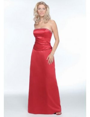 A-Line Strapless Floor- Length Satin Mother of the Bride Dresses new Style(MWYN013)