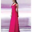 A-Line/Princess Halter Top Floor Length Satin Bridesmaid Dresses for brides 2010 style(BD0119)