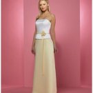 A-Line/Princess Strapless Floor-Length Satin Bridesmaid dress for brides new Style(BD0235)
