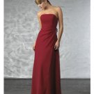 Column/Sheath Strapless Floor-length Satin Bridesmaid Dress for brides new Style(BD0360)