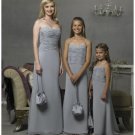 Column/Sheath Spagetti Straps Floor-length Satin Bridesmaid Dress for brides new Style(BD0297)