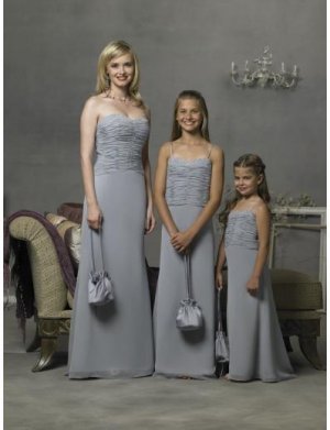 Column/Sheath Spagetti Straps Floor-length Satin Bridesmaid Dress for brides new Style(BD0297)