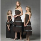 A-Line/Princess Strapless knee-length Satin Bridesmaid Dresses for brides new style(BD0266)