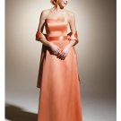 A-Line/Princess Strapless Floor-length Satin Bridesmaid Dress for brides new Style(BD0303)