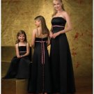 A-Line/Princess Strapless Floor-Length Satin Bridesmaid dress for brides new Style(BD0253)