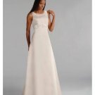 A-Line/Princess jewel Floor-Length Satin Bridesmaid dress for brides new Style(BD0203)