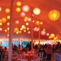 5 pcs 8'' Hot Pink Paper Lantern Lamp Birthday Holiday Wedding Party Supplies Gift