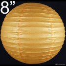 5 pcs 8'' Orange Paper Lantern Lamp Birthday Holiday Wedding Party Supplies Gift