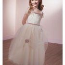 A-line Square Knee-Length Organza Flower Girl Dress 2010 style(FGD0100)