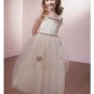 A-line Square Knee-Length Organza Flower Girl Dress 2010 style(FGD0100)