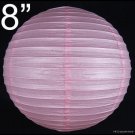 50 pcs WHOLESALE LOTS 8'' Light Pink Paper Lantern Lamp Birthday Holiday Wedding Party Supplies