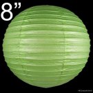50 pcs WHOLESALE LOTS 8'' Apple Green Paper Lantern Lamp Birthday Holiday Wedding Party Supplies