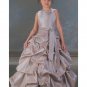 A-Line Round-neck Floor- Length Taffeta Flower girls Dress NEW Style(FGD0011)