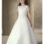 A-Line Round-neck Floor- Length Organza Flower girls Dress 2010 Style(FGD0008)