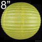 100 pcs WHOLESALE LOTS 8'' Yellow Paper Lantern Lamp Birthday Holiday Wedding Party Supplies