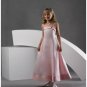 A-line Spaghetti Straps Tea-length Satin Flower girls Dress 2010 style(FGD0054)