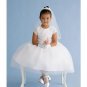A-line Round-Neck Knee-Length Organza Flower Girl Dress 2010 style(FGD0108)