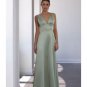 A-Line/Princess V-Neck Floor-Length Satin Bridesmaid dress for brides new Style(BD0021)